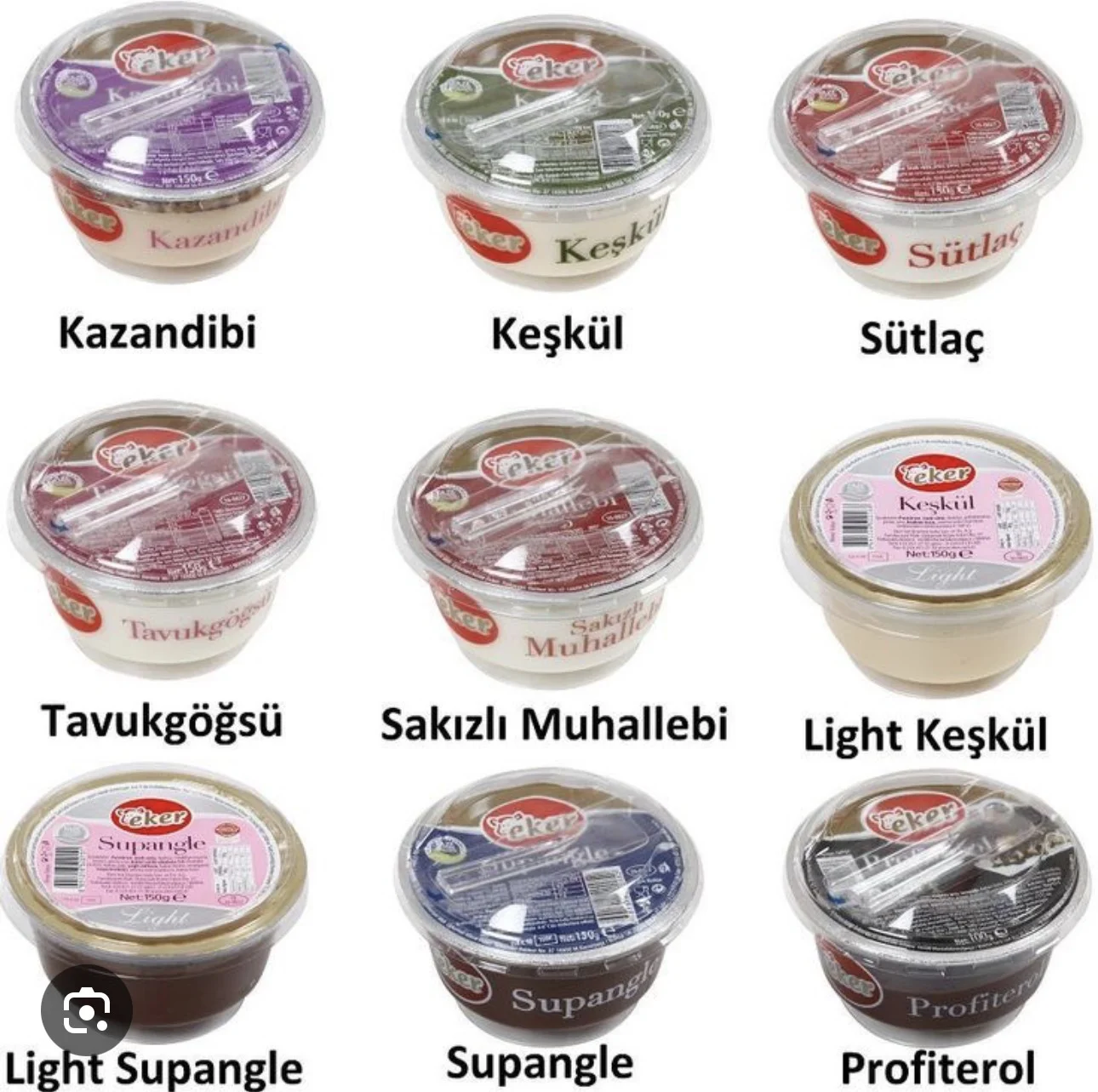 EKER SÜTLÜ TATLAR