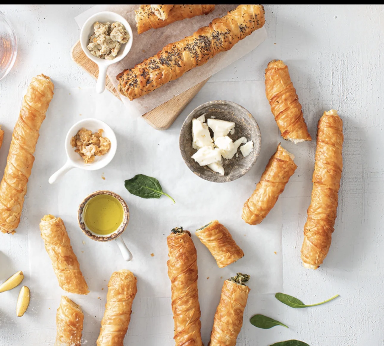 Kıymalı patatesli rulo Börek