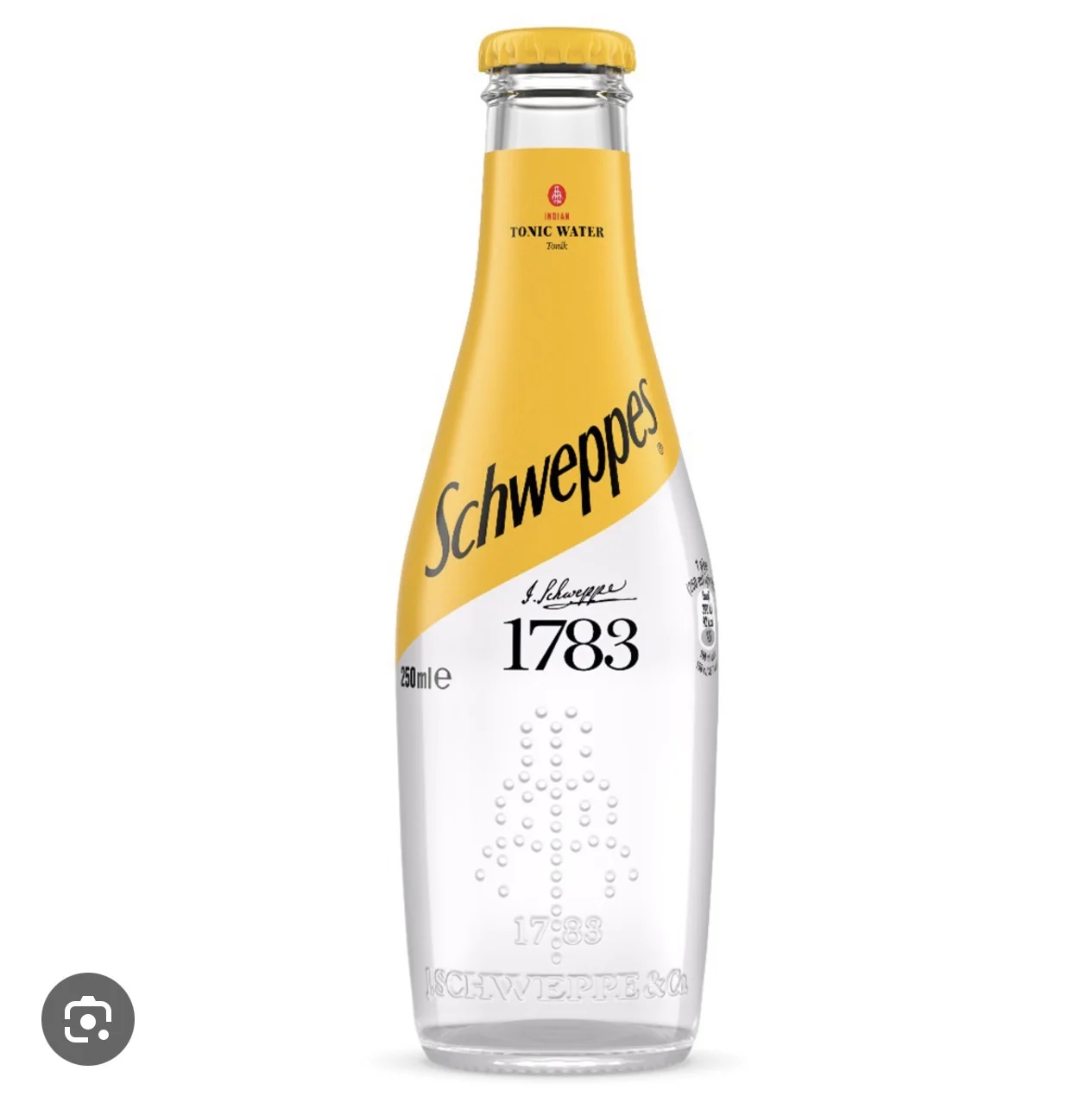 Schweppes cam şişe