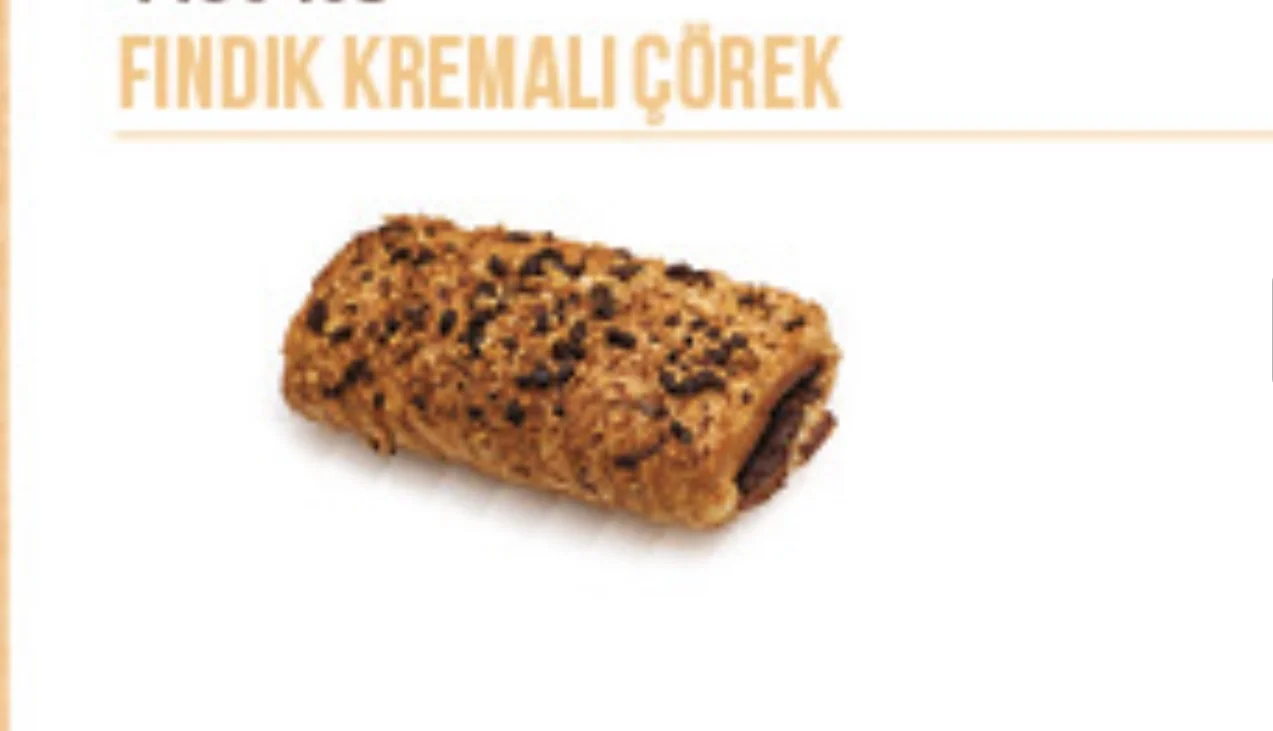 Fındıklı kremalı Çörek